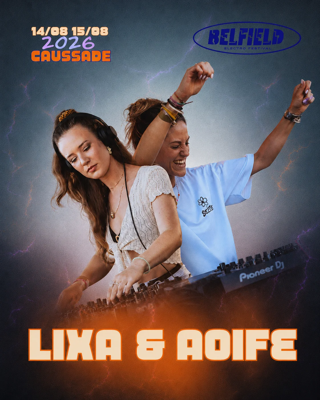 Lixa & Aoife — DJ set samedi à la Quercy Stage du Belfield Festival 2026, Caussade
